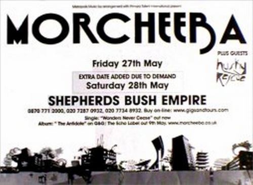 MORCHEEBA - 102x76 cm - AFFICHE / POSTER