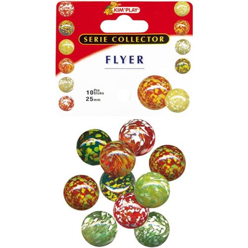 Kim'play Billes - Jeu De Récréation - 10 Calots - Flyer - Enfant