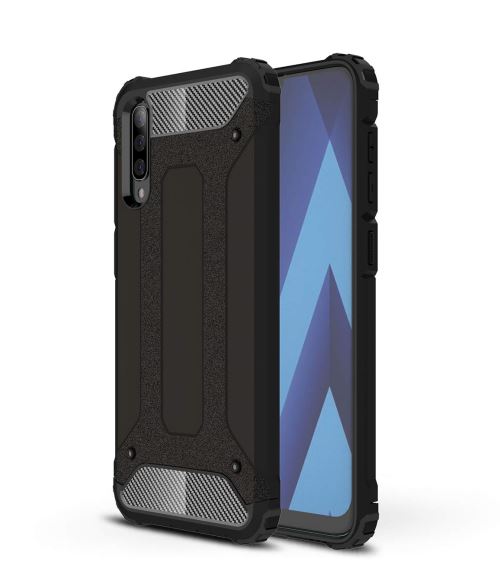 Coque Anti Shock Anti Shock voor Samsung Galaxy A70 - Zwart