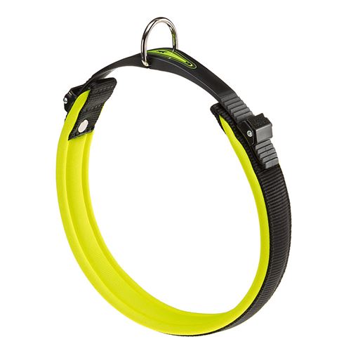 Comparer les prix de Ferplast Collier Ergonomique pour Chiens ERGOFLUO C25/51 avec Rembourrage et Fermeture à Micro-régulation Vert acide