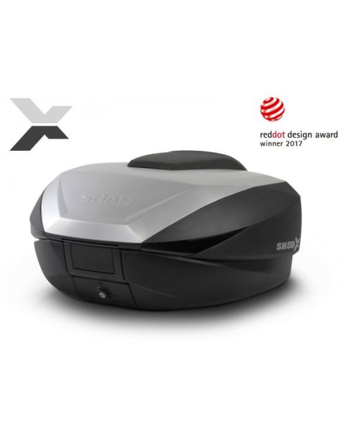 Top case SHAD SH59X noir/aluminium
