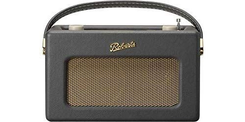 Roberts Radio Revival iStream3 Radio Portable Internet avec Dab+/FM(RDS) et Bluetooth Gris foncé Charbon