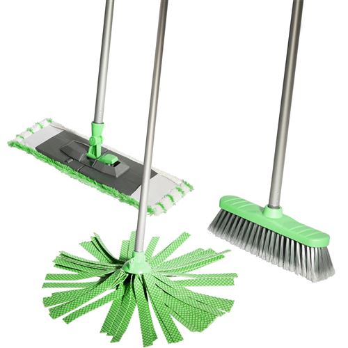 Lifetime Clean kit de nettoyage 120 cm vert 5 pièces