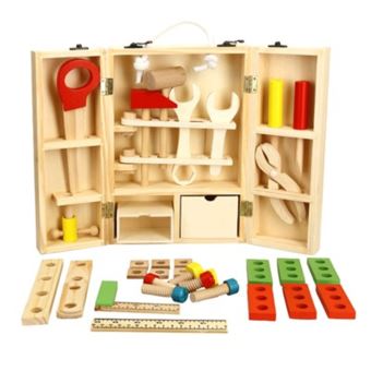 Jouet en bois : boite à outils - trompette-store, jouets et jeux
