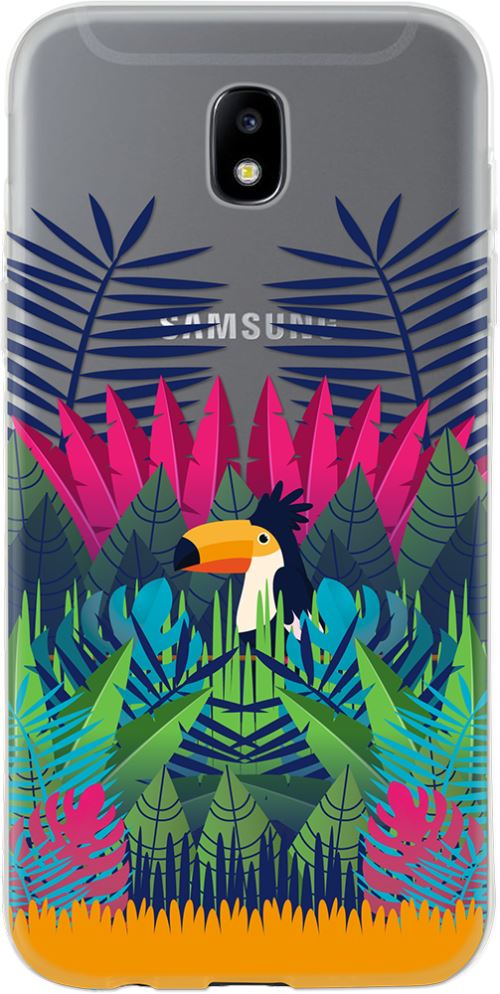 Coque semi-rigide multicolore Amazonia pour Samsung Galaxy J7 J730 2017
