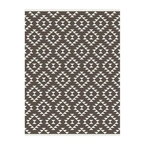 RALPH Tapis intérieur / extérieur - 150x200 cm - Marron et creme