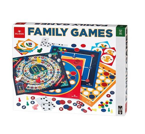 Dal Negro jeux de famille 40,4 x 32 cm carton blanc 8 parties