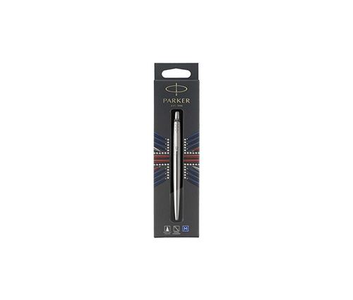 Parker Jotter - Stylo bille rétractable pointe moyenne corps acier chromé - encre - vue 1