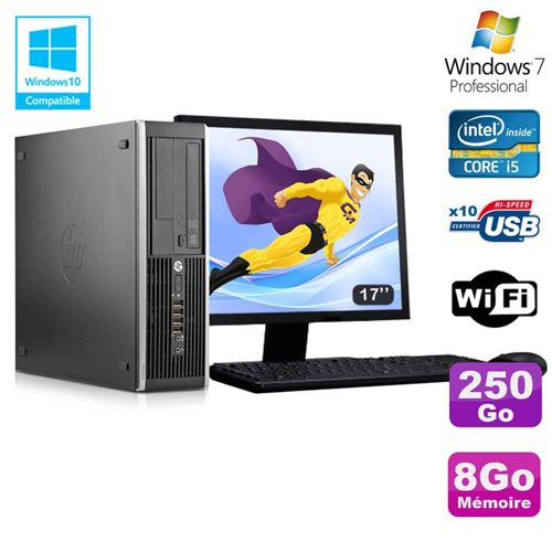 Acheter Pc hp elite 8300 sff i5-3470 3.2ghz 8go 250go graveur wifi w7 ecran 17' État correct - 199,00 € Pc hp elite 8300 sff i5-3470 3.2ghz 8go 250go graveur wifi w7 ecran 17' État correct - Hewlett-Packard reconditionné disponible sur Fnac
