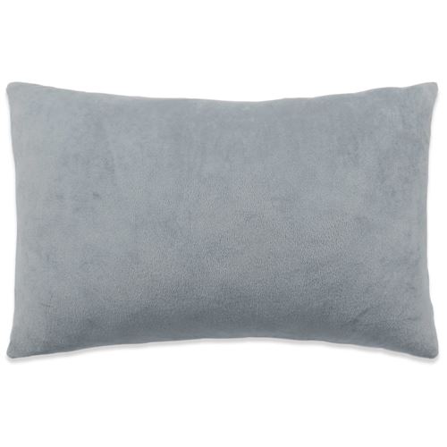 vidaXL Jeu de coussin 2 pcs Velours 40 x 60 cm Gris