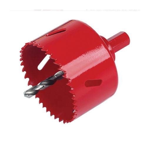 Scie cloche bois/plastique/m&eacute;tal/pl&acirc;tre wolfcraft diam.74mm