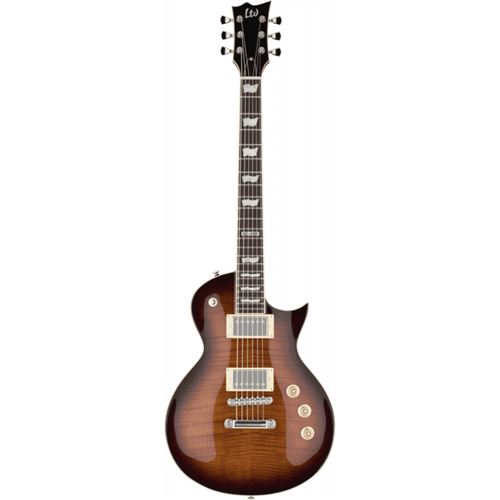 Ltd EC256FM-DBSB - Guitare Électrique Dark Brown Sunburst
