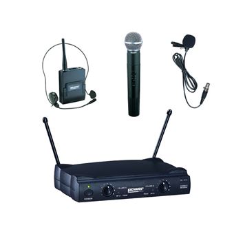 Power Acoustics Be 9700 Uhf Pt Media Sono Portable 2 Micros Main Uhf 2 Serres Tete