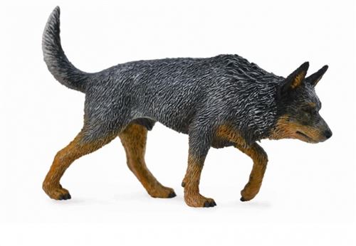 Collecta chiens : Bouvier australien 9 cm gris foncé