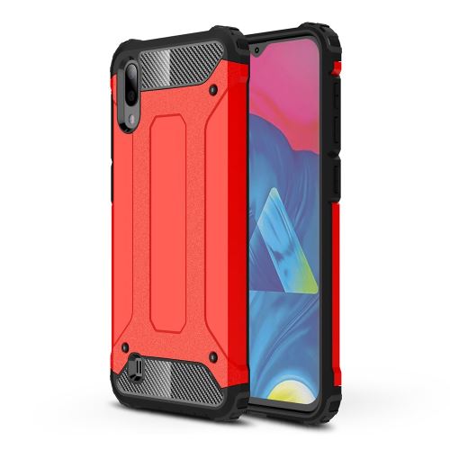 Coque en TPU armure de protection hybride rouge pour votre Samsung Galaxy M10