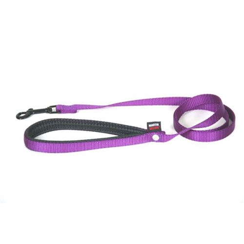 Comparer les prix de Laisse nylon confort 16-120cm mauve MARTIN SELLIER 12125.6 Mauve