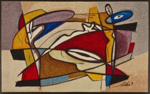 wash + dry - Tapis steady composition 75x120, Coloré
