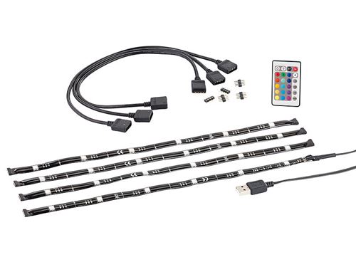 Kit de rétroéclairage USB LED RVB LT-100.col pour TV 24 à 44