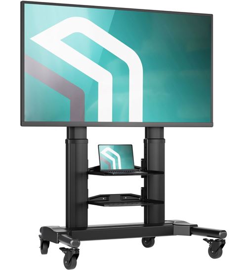 ONKRON TS2771 Meuble TV sur roulettes pour t&eacute;l&eacute;viseurs de 42 &agrave; 80 pouces
