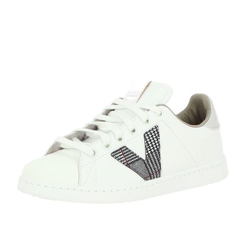 Chaussures mode ville Victoria Tennis blanc et tissus gris Blanc taille : 38 réf : 46910