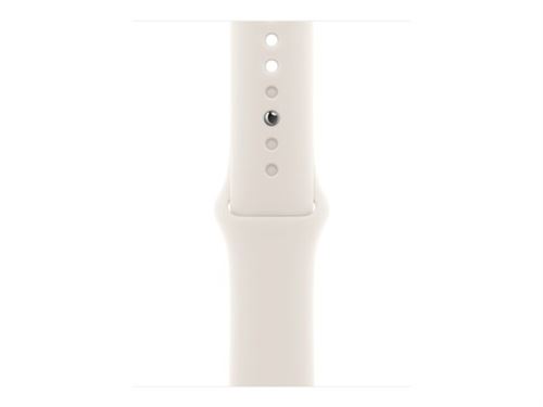 Bracelet Sport Apple pour Apple Watch 40 mm Lumière stellaire Taille S/M