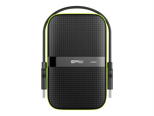SILICON POWER Armor A60 - Vaste schijf - 5 TB - extern (draagbaar) - 2.5 - USB 3.1 Gen 1 - zwart