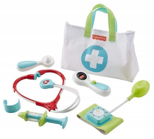 Malette de docteur medical kit 7 accessoires - fisher-price - jeu imitation 3-6 ans