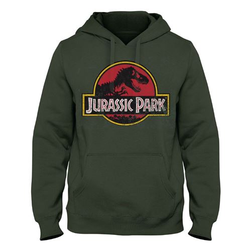 Sweat-shirt Jurassic Park - Logo - Kaki - L