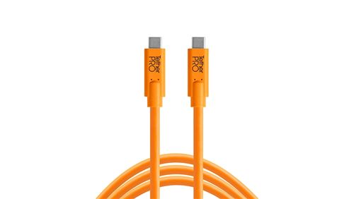 TetherPro USB-C vers USB-C, 10' (3m), Orange haute visibilité