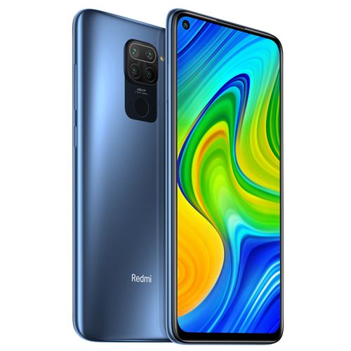 Smartphone Redmi Note 9 6.53 pouces 4Go + 128Go Midnight Grey version non-NFC
