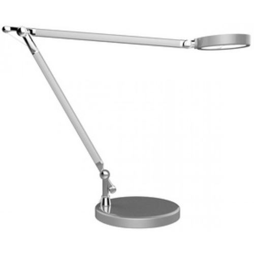 unilux unilux lampe de bureau led basse consommation senza, gris noir