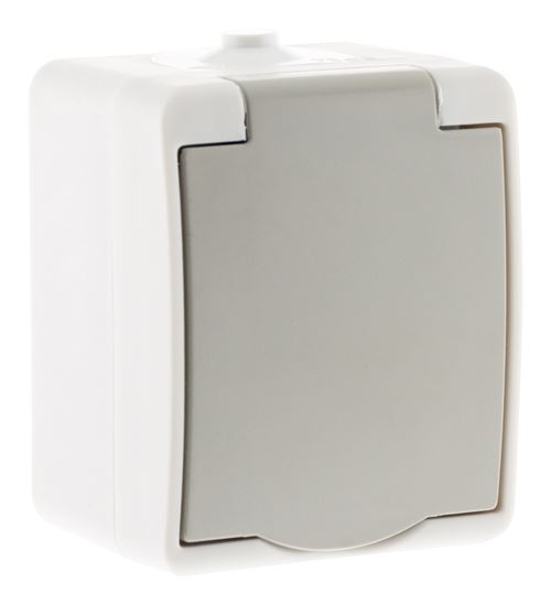 Prise NANO&sup2; 2P+T Mini IP54 Gris Clair