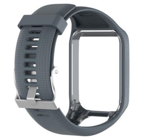 Bracelet en silicone pour TomTom Spark Runner 2/3 Golfer2 - Gris