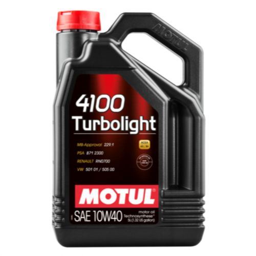 Huile TURBOLIGHT 4100 10W40 5L MOTUL