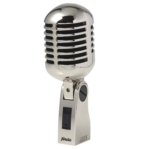 Microphone rétreo Alecto UDM-60 Chrome