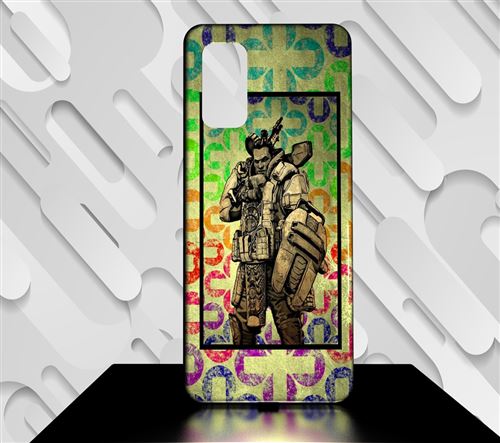 Coque pour Galaxy PLUS S20+ Jeu Video Apex Legends Gibraltar 12