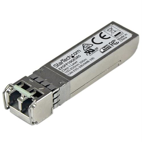 startech sfp+ a fibre optique 10 gbe - juniper ex-sfp-10ge-sr - 300 m noir