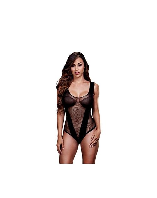 Filet jacquard v teddy taille unique baci lingerie bw3134