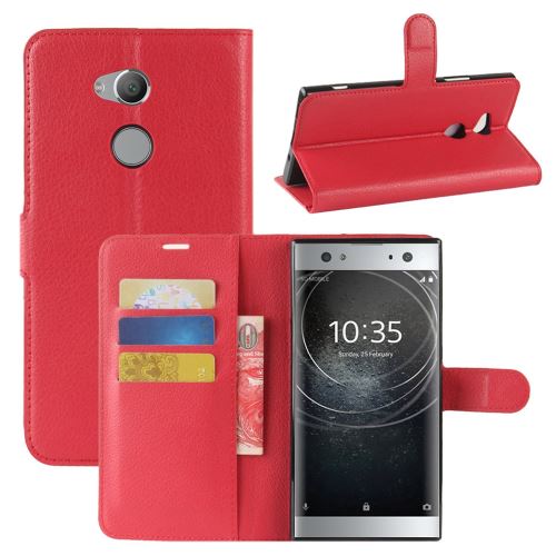 Etui Housse Portefeuille Pour Sony Xperia XA2 - Rouge