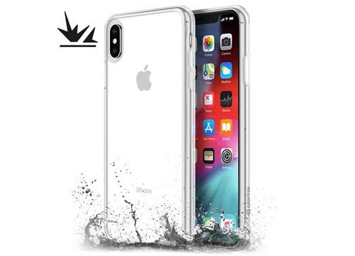 Griffin Reveal - Achterzijde behuizing voor mobiele telefoon - polycarbonaat, rubber - transparant - voor Apple iPhone XS Max