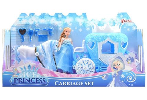 Toi-Toys princesse de glace à cheval et le transport