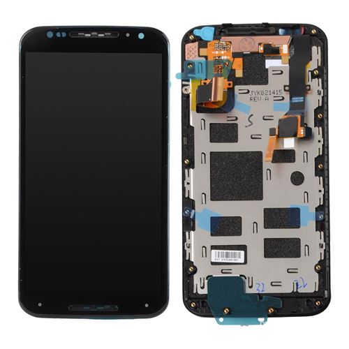 Ecran tactile + LCD noir avec châssis de remplacement pour Motorola Moto X2 (XT1092 / XT1095 / XT1097 / M0E14)