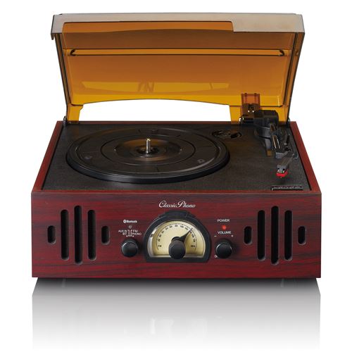 Platine vinyle rétro avec haut-parleurs intégrés Classic Phono TT-43WA Bois