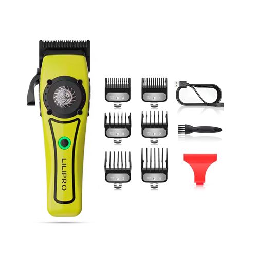 LILIPRO Tondeuse &agrave; cheveux pro sans fil 7000RPM, lame DLC, &eacute;cran LCD, 6 sabots, 180min autonomie, r