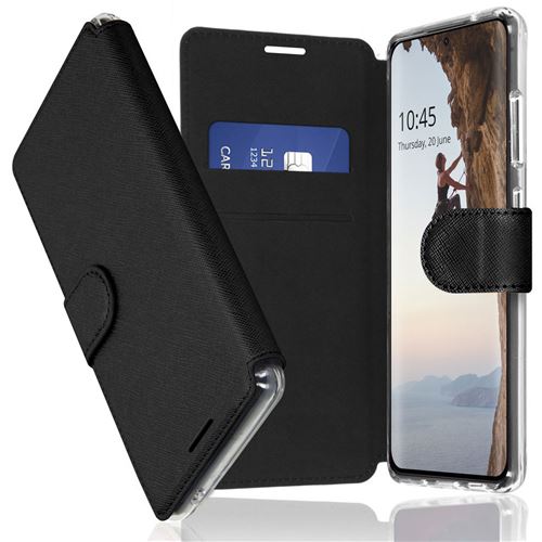 Étui de téléphone portefeuilXtreme Wallet Samsung Galaxy S22 Ultra - Noir Accezz