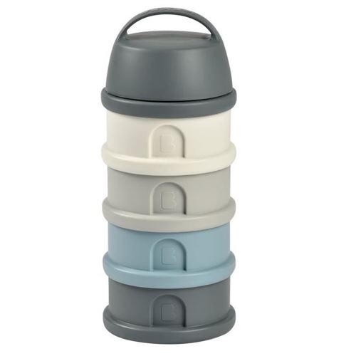 Beaba Gris/Bleu Boîte Doseuse Avec 4 Compartiments - Mineral Et - Image 3