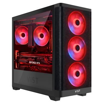 VIST PC Gaming Ryzen 7 7700 - RAM 32Go - RTX 4060Ti - SSD 1To M.2 - WiFi6 - BT - Windows 11 Pro - 1