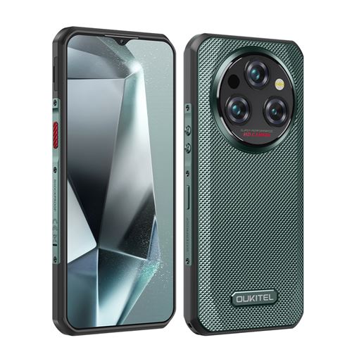 Oukitel WP35 Pro Téléphone Portable 6.6, 11000mAh, 36(12+24)Go+512Go, 64MP+32MP,Empreinte digitale/NFC,Dual SIM 5G smartphone 360g-Vert
