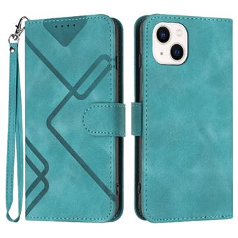 Coque pour iPhone 13 Portefeuille Pochette Fente Carte Flip Case Etui à Rabat Motif Étui en PU Cuir Support Clapet Cover Antichoc Protection Housse ZURSANA Vert - 1