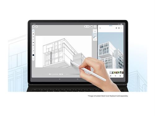 Samsung Galaxy Tab S10 FE+ 5G Samsung Exynos LTE-TDD & LTE-FDD 128 Go 33,3 cm (13.1") 8 Go Wi-Fi 6 (802.11ax) Argent